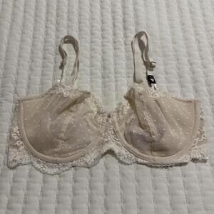 Victoria’s Secret 34DD Dream Angels Push-up w/o Padding Bra White Nude NWT